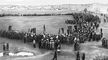 Митинг в Сухуми, посвященный установлению Советской власти. Март 1921. Абхазская Автономная Советская Социалистическая Республика.