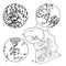 ��������������� ��������������: 1 � Azotobacter vinelandii; 2 � Clostridium pasterianum; 3 � Rhizobium meliloti; 4 � ������������ �������� � ������� ����� �����. ��������������� ��������������.