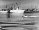 Акварель. Р. К. Бем. «Морской город — Рига» (из цикла «У Рижского залива»). 1965. Акварель.