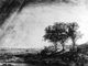 Рембрандт. «Три дерева». Офорт. 1643. Графика (вид изобразит. искусства).