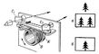 ���. 3. ��������������� ���������: C<sub>1</sub> � C<sub>2</sub> � ������, � � �������� ������������, � � �����; �� ����������� ���� ����� � ������������ ��� ����������� (�), ����� ����������� � �������� ��������� � �������� ������ � ������� � ���� (�). ���������.