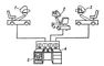 ���. 1. ����� ��������� ���������� ��� ������������� ���������� ������������� ������� � ��������������: 1, 2, 3 � ��������������� ����������; 4 � ����������� �����; 5 � ����������� ���������������. ����������������� �������.