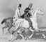 Ф. Крюгер. «Принц Вильгельм и Крюгер на лошадях». 1836. Новая национальная галерея. Берлин-Далем. Крюгер Франц.