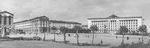 Курск. Красная площадь. Застроена по плану 1946. Справа — Дом Советов (1939—47, архитектор А. Г. Шуклин). Курск.