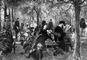 «В Люксембургском саду». 1876. Музей изобразительных искусств им. А. С. Пушкина. Москва. Менцель Адольф фон.