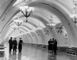 Станция метрополитена «Арбатская» (Арбатско-Покровская линия) в Москве. 1953. Архитекторы Л. Метрополитен Поляков и др., инженер А. И. Семёнов. Метрополитен.