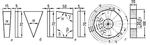 Рис. 1. Призматические угловые меры: а и б — с постоянными углами <span style='font-family:Symbol;layout-grid-mode:line'>a</span>; в — с постоянными углами <span style='font-family:Symbol;layout-grid-mode:line'>a</span><span style='layout-grid-mode:line'>, </span><span style='font-family:Symbol;layout-grid-mode:line'>b</span><span style='layout-grid-mode:line'>, </span><span style='font-family:Symbol;layout-grid-mode:line'>d</span><span style='layout-grid-mode:line'>, </span><span style='font-family:Symbol;layout-grid-mode:line'>g</span>; г — с равномерным угловым шагом. Угломерные приборы.