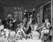 Федотов П. А. «Крестины». 1847. Тушь. Третьяковская галерея, Москва. Федотов Павел Андреевич.