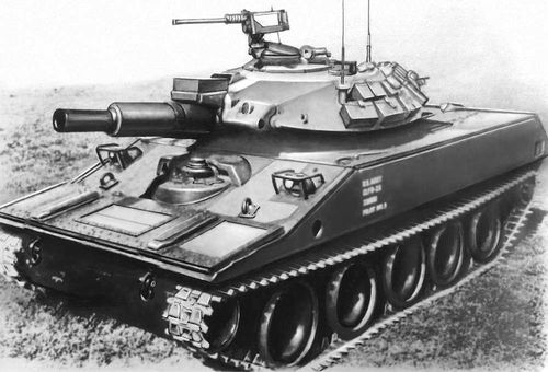 Авиадесантный танк (США). Авиадесантный танк.