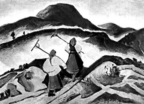 М. Бенка. «Две женщины». 1934. Собственность автора. Бенка.