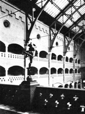 X. П. Берлаге. Биржа в Амстердаме. 1897—1903. Интерьер. Берлаге Хендрик Петрюс.