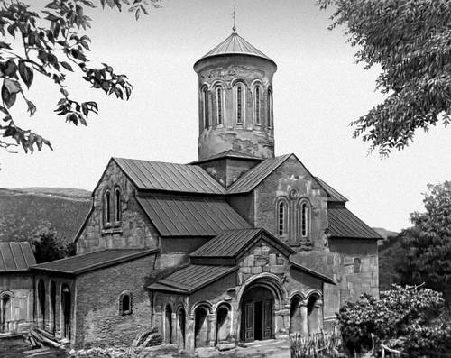 Храм Бетаниа. Рубеж 12—13 вв. Вид с юга. Бетаниа.