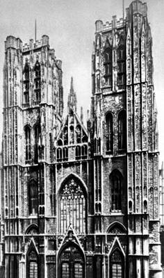 Брюссель. Собор Сен-Мишель-э-Гюдюль. 1226—1490. Брюссель.