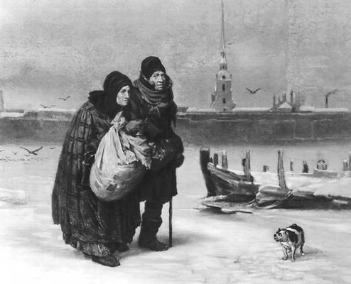 Васнецов Виктор Михайлович М. Васнецов. «С квартиры на квартиру». 1876. Третьяковская галерея. Москва. Васнецов Виктор Михайлович.