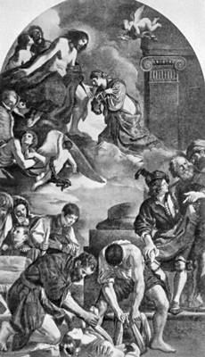 Барокко. Гверчино. «Похороны св. Петрониллы». 1621. Капитолийские музеи. Рим. Гверчино.