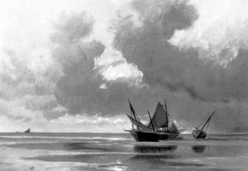 Ж. Дюпре. «Морской отлив в Нормандии». Ок. 1870. Музей изобразительных искусств им. А. С. Пушкина. Москва. Дюпре Жюль.