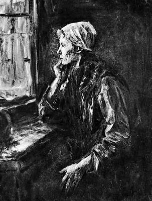 Й. Исраэлс. «Грустные мысли». 1896. Музей Бойманса — ван Бёнингена. Роттердам. Исраэлс.