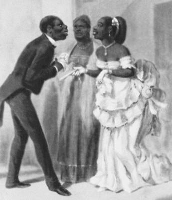 Костумбризм. В. П. де Ландалусе. «Визит». 1860—1880-е гг. Национальный музей. Гавана. Костумбризм.