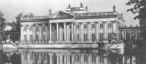 Лазенки. Королевский дворец. 1784—1795. Архитектор Д. Мерлини. Северный фасад. Лазенки.
