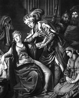 А. П. Лосенко. «Владимир перед Рогнедой». 1770. Русский музей. Ленинград. Лосенко Антон Павлович.