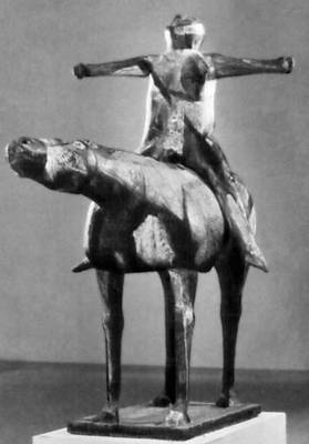 Марини Марино Марини. «Всадник». Бронза. 1949—50. Коллекция Крайенбюль. Цюрих. Марини Марино.