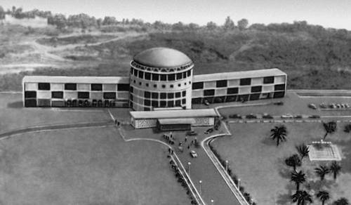 Монровия. Здание законодательного собрания (Капитолий). 1950-е гг. Монровия.