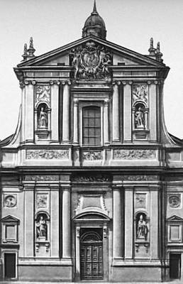 Церковь Театинеркирхе. 1663—1767. Архитекторы А. Берелли, Э. Цуккалли, Ф. Кювилье. Мюнхен.