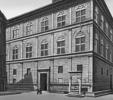 Бернардо Росселлино. Палаццо Пикколомини в Пиенце. 1460—64. Палаццо.