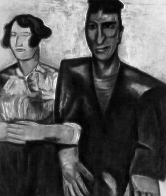 К. Пермеке. «Обрученные». 1923. Музей современного искусства. Брюссель. Пермеке Констан.