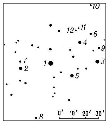 .    (     ): 1  ,  <span style='font-size:10.0pt;font-family:Symbol'>h</span>  (2,87); 2   (3,64); 3   (3,71); 4   (3,88); 5   (4,18); 6   (4,31); 7   (5,09); 8  (5,45); 9   (5,46); 10  (5,65); 11   I (5,76); 12   II (6,16).  ( ).