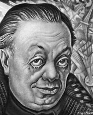 Д. Ривера. Автопортрет. 1949. Ривера Диего.