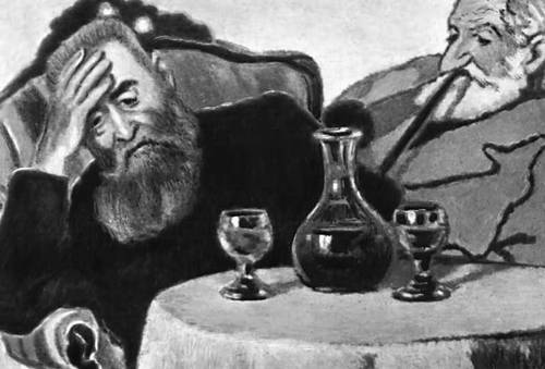 Й. Рипль-Ронаи. «Мой отец и дядя Пиачек». 1907. Венгерская национальная галерея. Будапешт. Рипль-Ронаи Йожеф.