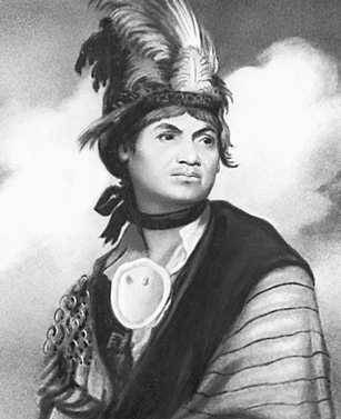 Г. Стюарт. «Индейский вождь Тайенданегеа». 1786. Стюарт Гилберт.