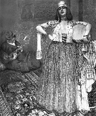 В. Я. Суреньянц. «Восточная танцовщица». Чечено-Ингушский музей изобразительных искусств. Грозный. Суреньянц Вардгес.