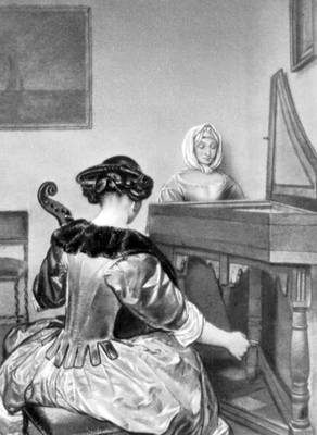 Г. Терборх. «Концерт». Около 1672—75. Картинная галерея. Берлин-Далем. Терборх Герард.