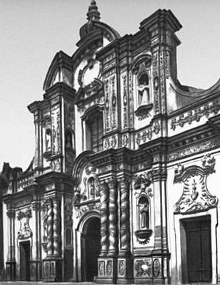 Экуадор. Церковь Ла Компаньия в Кито. 1722—65. Экуадор.